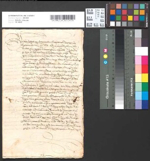Erzbischof Johann Gebhart verschreibt dem Hieronymus Vedderhenns eine Rente von 80 Goldgulden auf den Rheinzoll zu Andernach.