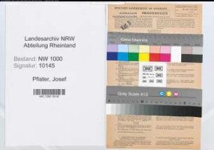 Entnazifizierung Josef Pfister, geb. 10.09.1900 (Postfacharbeiter)