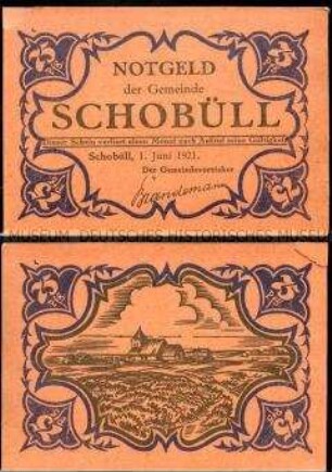 Schobüll 75 Pfennig