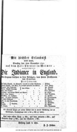 Die Indianer in England