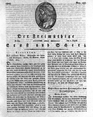 Nro. 153, Freitag den 2. August