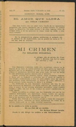 1920004151: Mi crimen