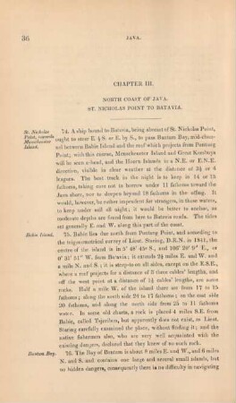 Chapter III. North coast of Java. St. Nicholas Point to Batavia