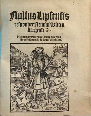 Nullus Lipsensis respondet nemini Wittenbergensi