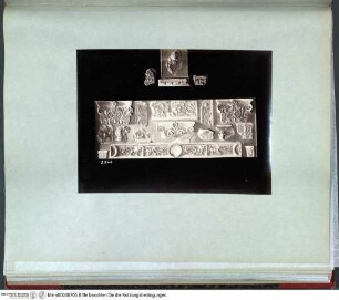 Rome sculptureRelieffragmente - Rotes Album III (Grabmäler, antike Skulptur und Fragmente; 16. Jh.)