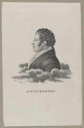 Bildnis des A. W. Schlegel