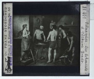 Velàzquez, Apollo in der Schmiede Vulkans (Madrid Prado P001171)