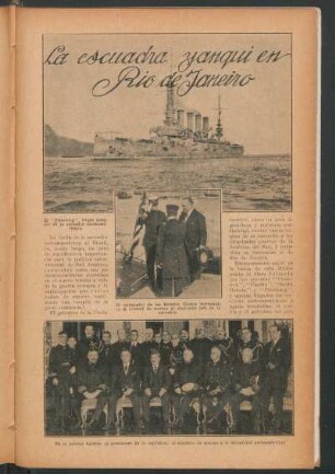 La escuadra yanqui en Rio de Janiero