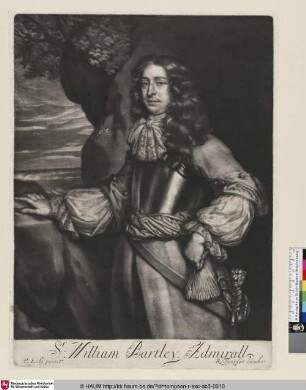 Sr: William Bartley. Admirall