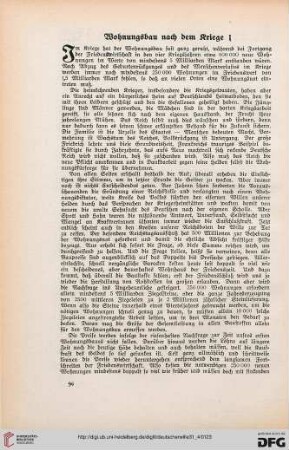 31: Wohnungsbau nach dem Kriege, [1]