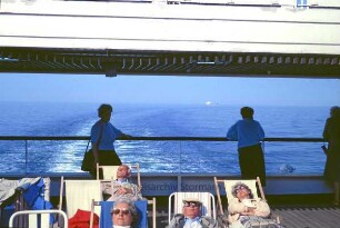 Ostsee: An Deck der Fähre