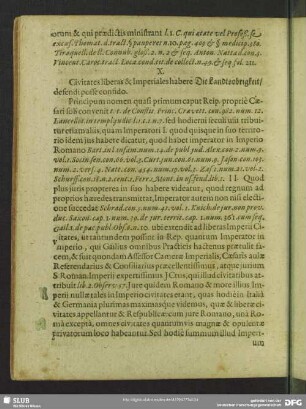X. Civitates liberas & Imperiales habere Die Landtsobrigkeit, defendi posse confido