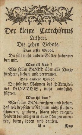Die zehen Gebote