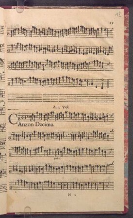 Canzon Decima.