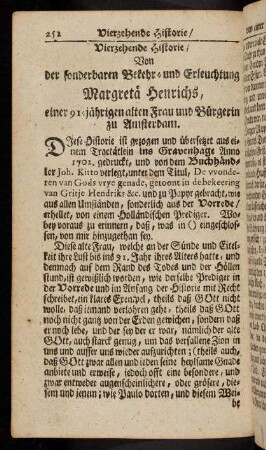 252-276, XIV. 1702. Gerit Hendriks, eine sehr alte Frau zu Amsterdam.
