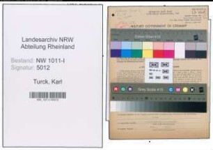 Entnazifizierung Karl Turck , geb. 28.01.1894 (Kaufmann)