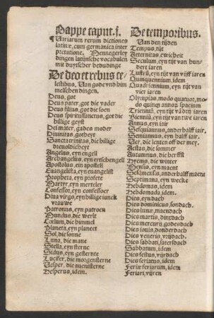 De temporibus.