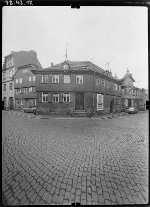 Schmalkalden, Stumpfelsgasse. Wohnhaus. Eckansicht