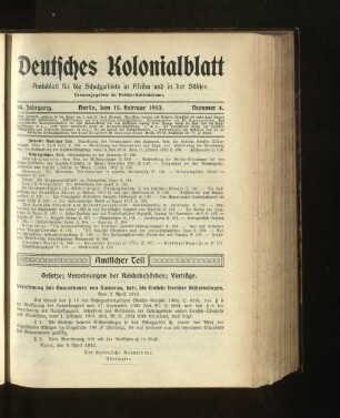 Nummer 4, 15. Februar 1913