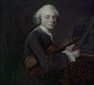 Bildnis des Charles Godefroy oder junger Mann mit Violine