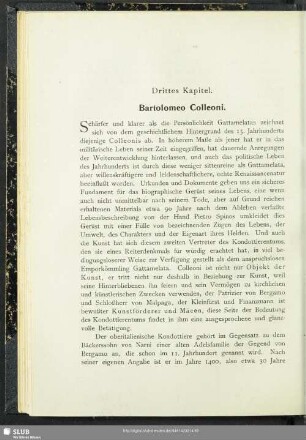 Drittes Kapitel. Bartolomeo Colleoni