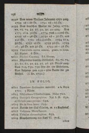138-151, In Folio. In Octavo. In Duodecimo.