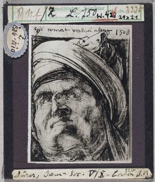 Albrecht Dürer: Konrad Verkell. London, British Library