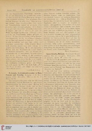 [Rezension von: D. Joseph, Architekturdenkmäler in Rom, Florenz und Venedig]