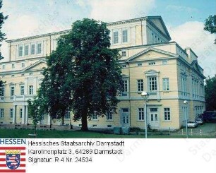 Darmstadt, Haus der Geschichte im ehemaligen Mollertheater / Rückseite