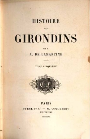 Histoire des Girondins, 5