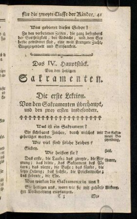41-47, Das IV. Hauptstueck