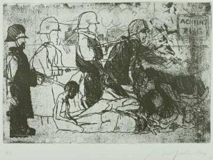 Ein Totentanz, Bl. 20: General Jodl: "...ob ein Einheimischer mehr oder weniger überfahren wird, kann uns doch gleich sein"