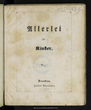Allerlei für Kinder