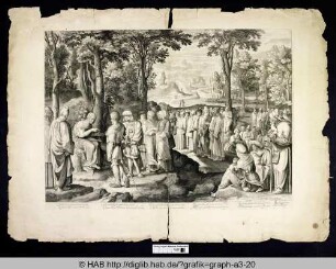 Johannes der Täufer predigt Buße