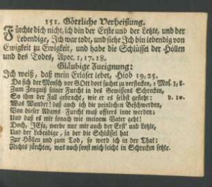 151. - 200. Göttliche Verheissung