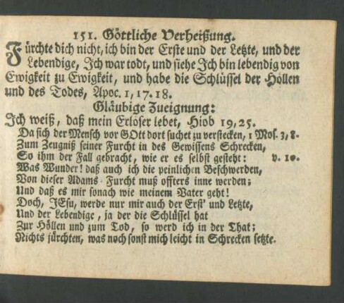151. - 200. Göttliche Verheissung