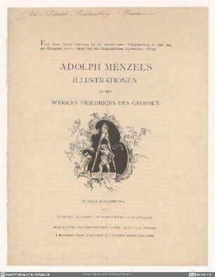 Adolph Menzel's Illustrationen zu den Werken Friedrichs des Grossen