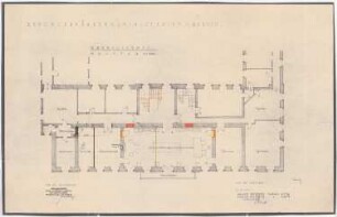 Reichsministerium für Ernährung und Landwirtschaft, Berlin-Mitte Umbau und Erweiterung: Umbau: Grundriss OG 1:100