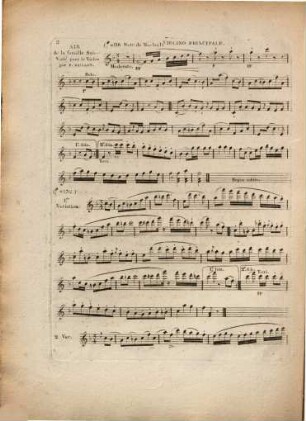 Air de la Famille Suisse : (opéra de Weigel, [Joseph Weigl]) ; varié pour le violon avec accompagnement de 1re et 2nd violons, alto, basse et contrebasse ; dédié à son ami C. van der Plancken ; oeuv. 28