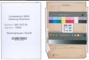 Entnazifizierung Rudolf Niedringhausen , geb. 02.02.1910 (Stadtinspektor)