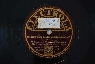 Holzschuhtanz a. "Zar und Zimmermann" / (Lortzing)