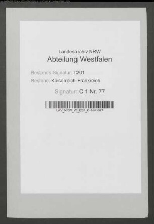 Stiftungen in der Domkirche zu Münster, deren Einkünfte dem Kultus dienen.