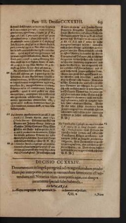 Decisio CCXXXIV.