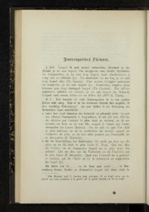 Interrogatives Fürwort.
