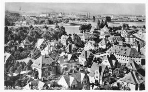 Postkarte Kehl am Rhein mit Blick auf Straßburg