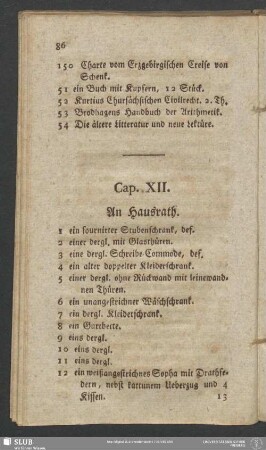 Cap. XII. An Hausrath
