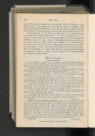 Mitteilungen. Aus der Vogelwelt.