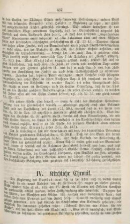 437-444 Kirchliche Chronik