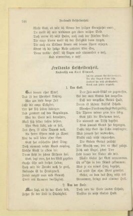 Freidanks Bescheidenheit