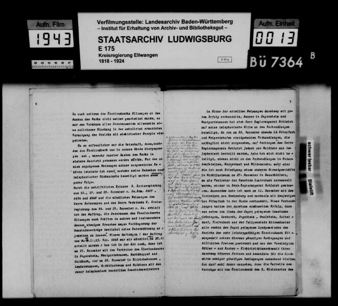 Stromversorgung der Gemeinden des Oberamts Crailsheim (insbesondere der Stadt Crailsheim)